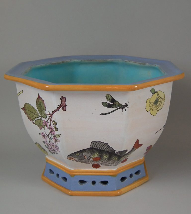 Minton 1445 Majolica Jardiniere