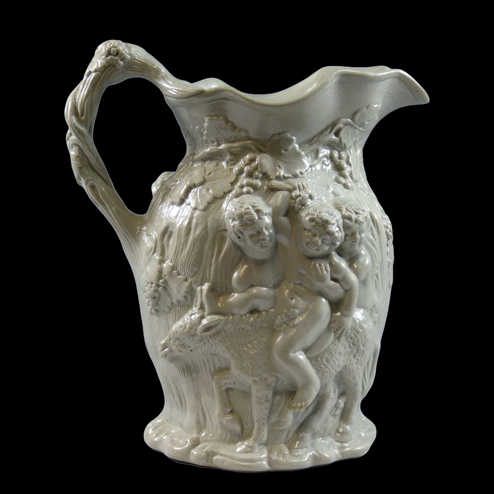 Minton 16 Silenus Jug Green