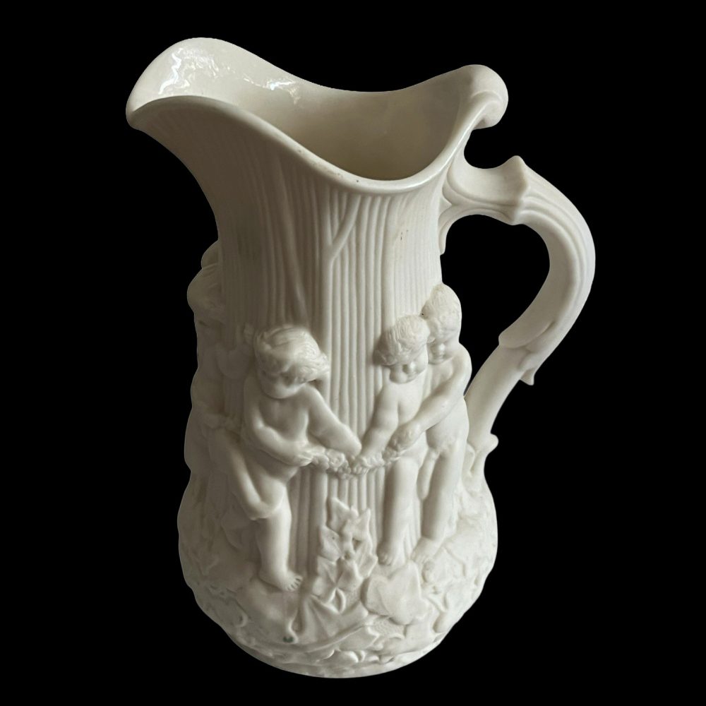 Minton 228 Parian Cherubs Jug