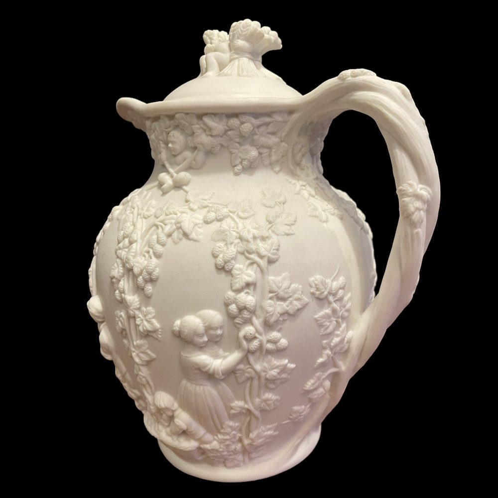 Minton 321 Parian Covered Hop Jug
