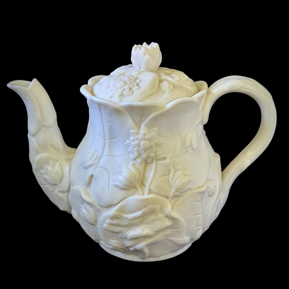 Minton 332 Parian Lotus Teapot