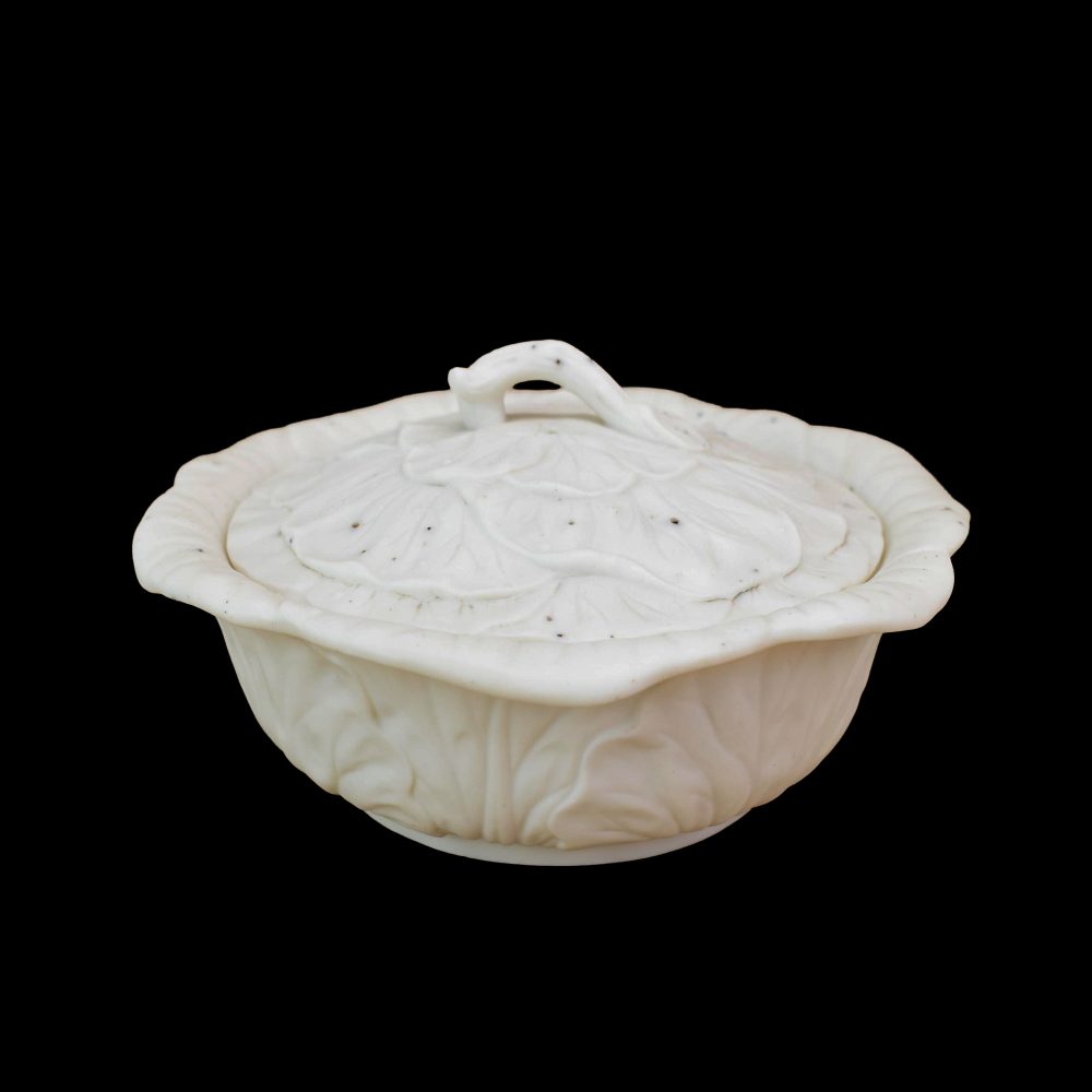 Minton 359 Parian Cabbage Butter Dish
