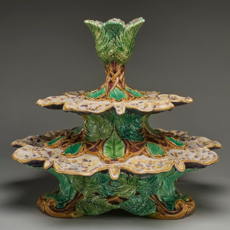 Minton 684 Majolica Ice Stand