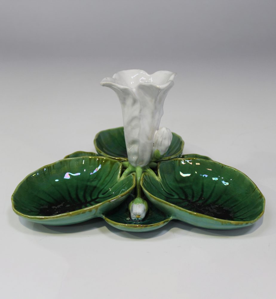 Minton 1269 Majolica Waterlily Tray