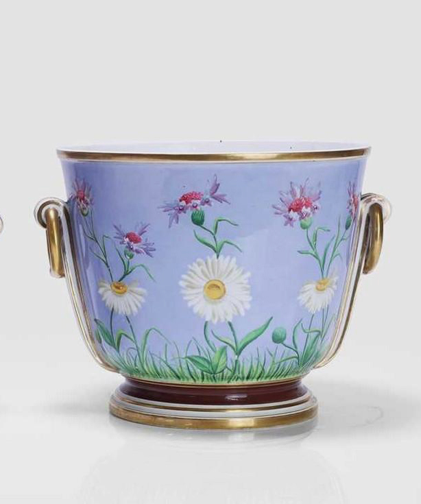 Minton 1454 Cachepot With Ring Handles