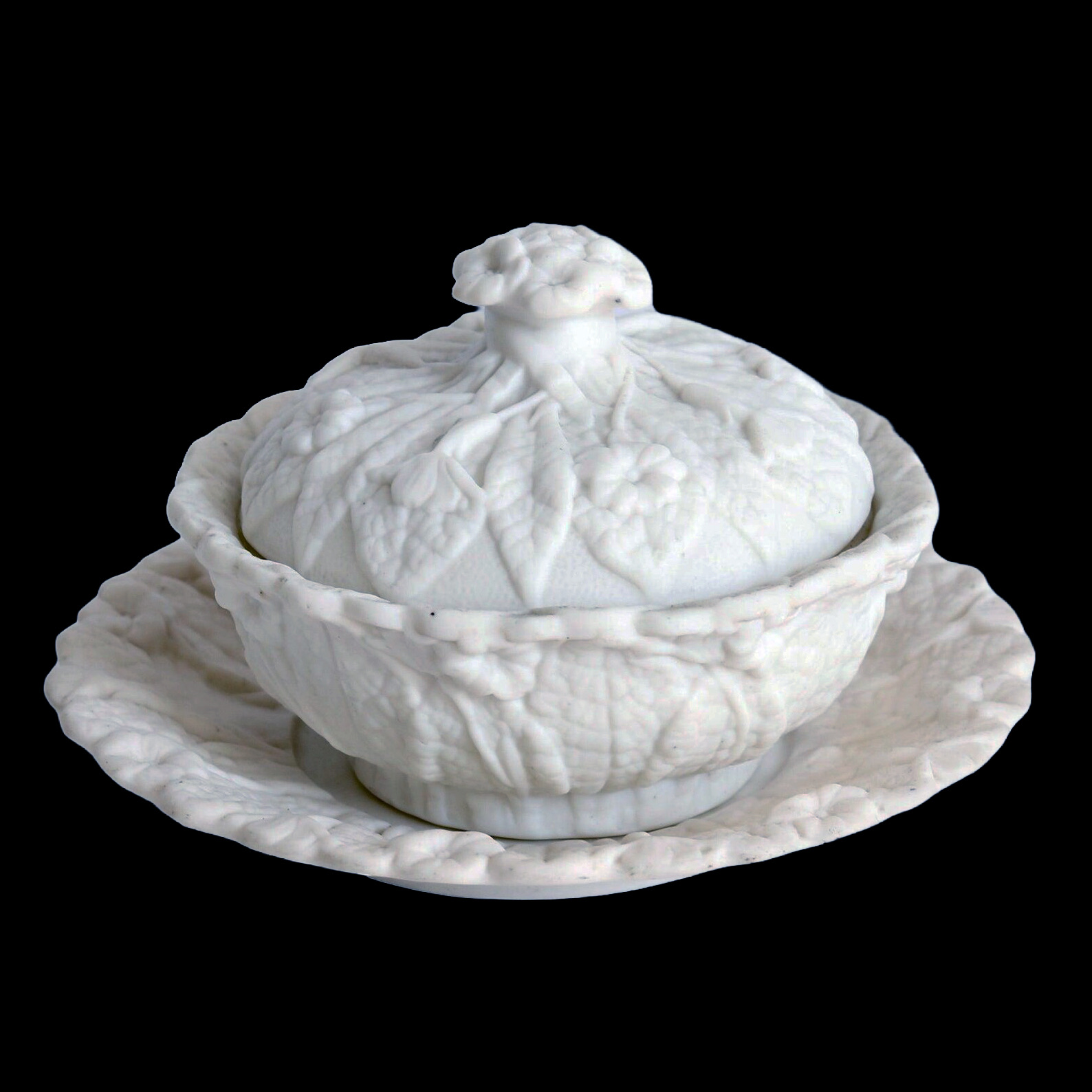 Minton 402 Butter Dish And Stand