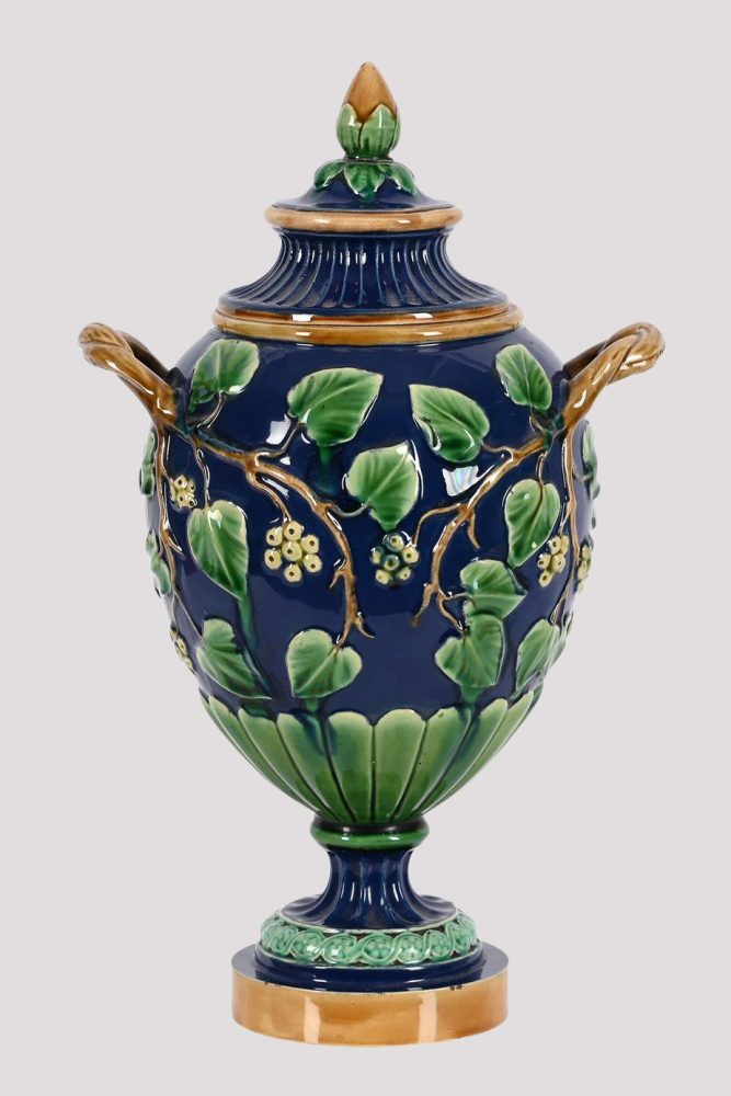 Minton 457 Majolica Vase