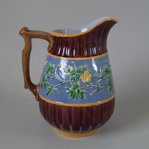 Minton 536 Majolica Buttercup Jug