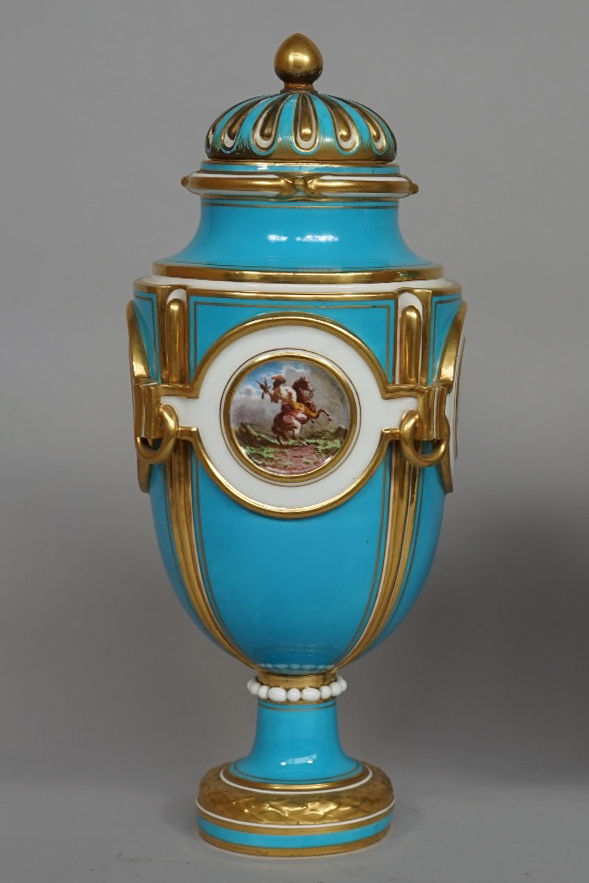 Minton 661 Sevres Style Covered Vase