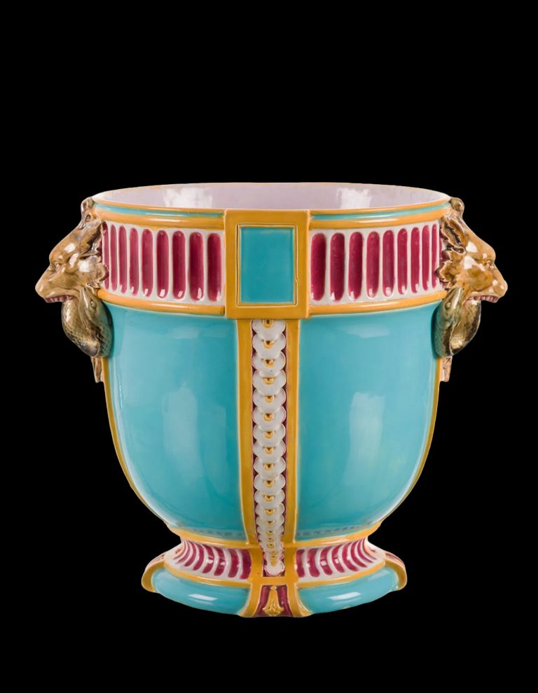 Minton 946 Majolica Cachepot