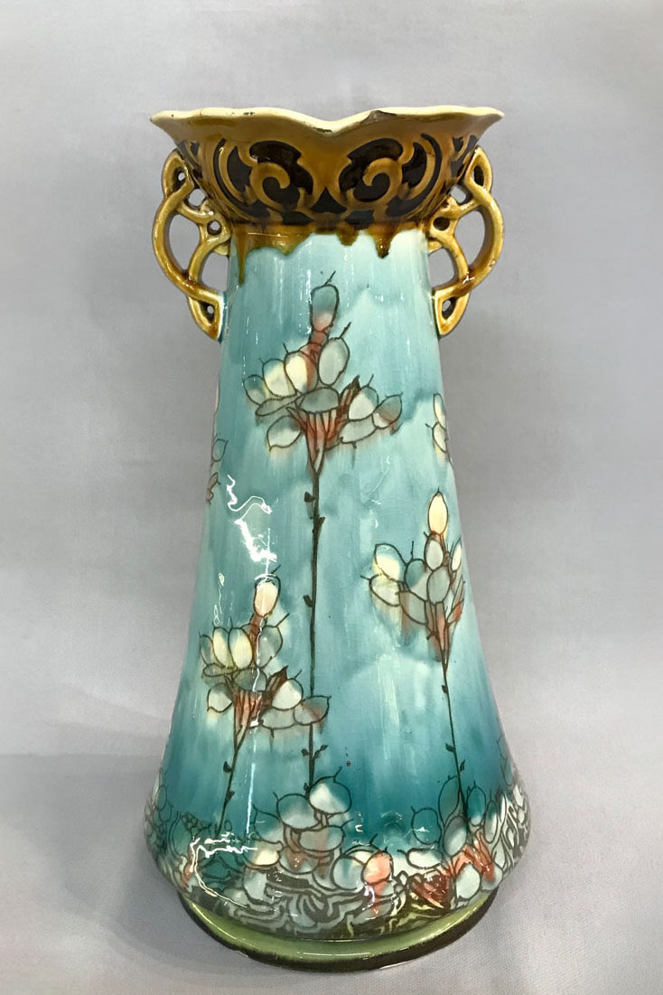 Minton 3356 Secessionist Pottery Vase