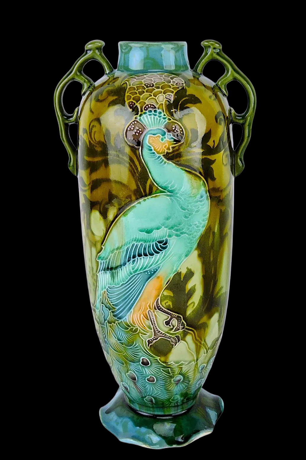 Minton 3378 Secessionist Pottery Vase