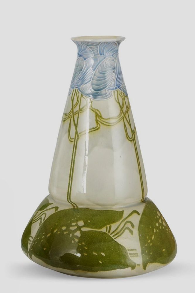 Minton 3504 Secessionist Pottery Vase 2