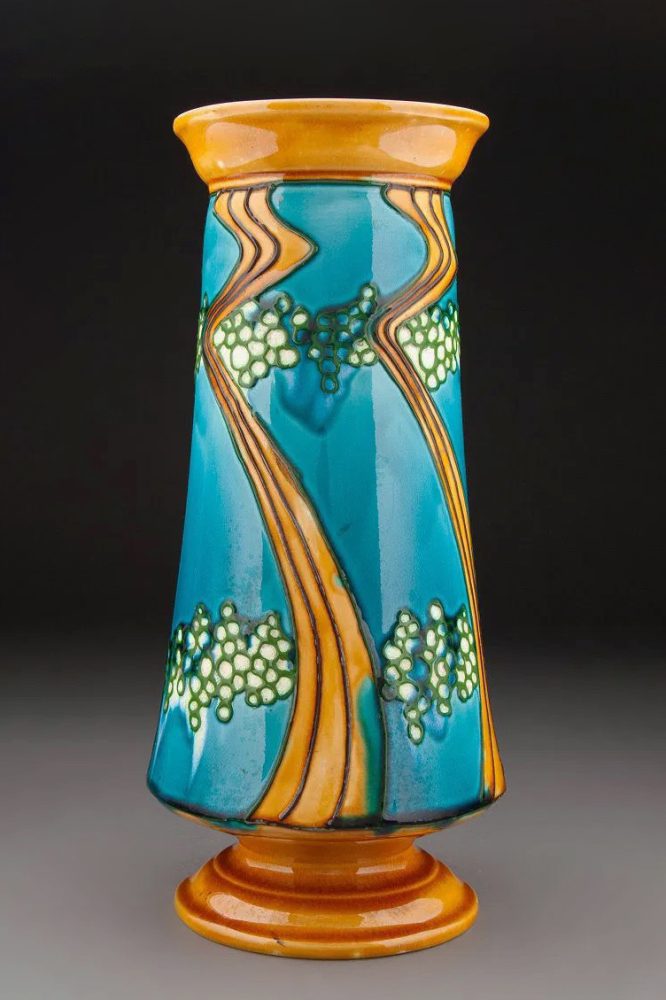 Minton 3709 Secessionist Pottery Vase