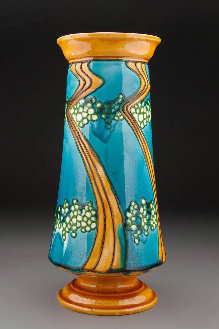 Minton 3709 Secessionist Pottery Vase