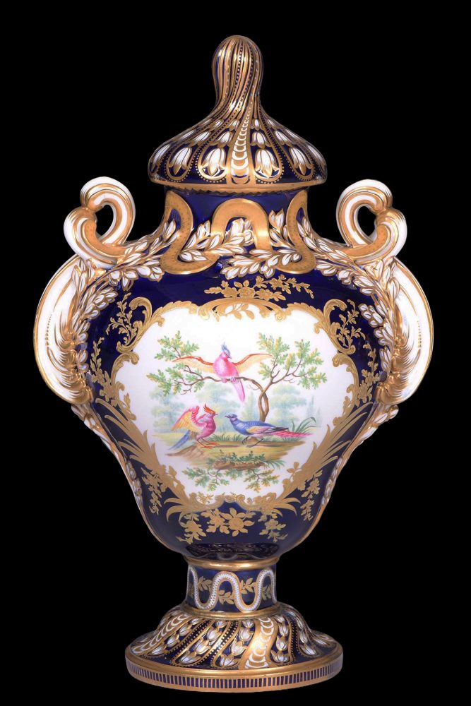 Minton 689 Sevres Style Covered Vase