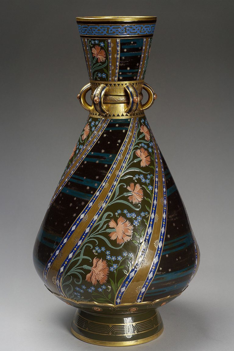 Minton Pate Sur Pate Islamic Style Vase Charles Toft